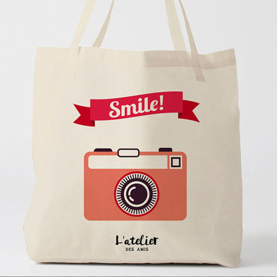 Tote Bag avec un Appareil Photo